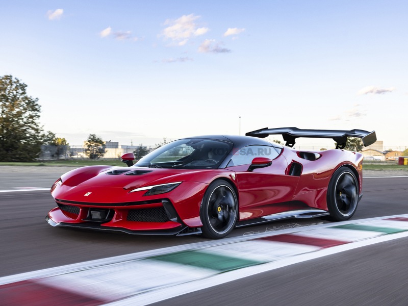 Новый гиперкар Ferrari: первые изображения