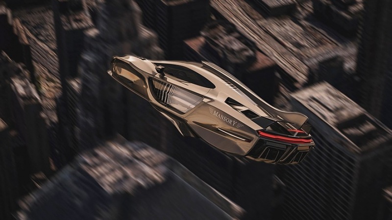 Головокружение от успеха: тюнинг-ателье Mansory показало летающий суперкар