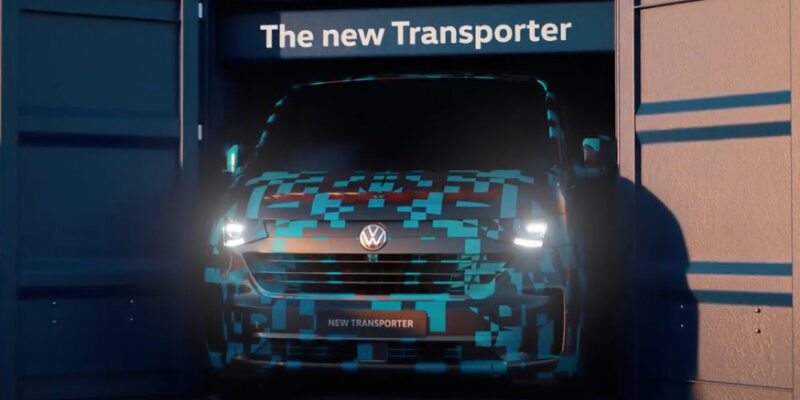 Volkswagen Transporter нового поколения показался на видео