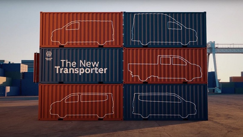 Volkswagen Transporter нового поколения появился на видео