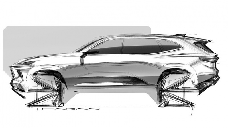 Buick готовит кроссовер Enclave нового поколения: первый официальный эскиз