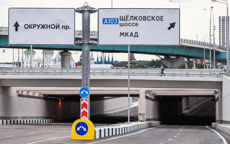 Проложена трасса предварительной трассы Щерковского шоссе в обход острова Лошный