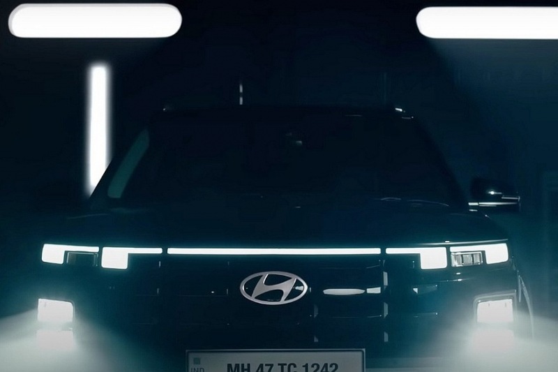 Показан еще один рестайлинговый Hyundai Creta: брутальный внешний вид и новый интерьер