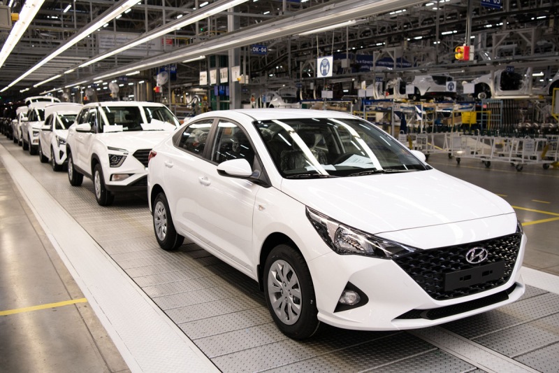 Российский завод Hyundai вернулся к работе после двух лет простоя