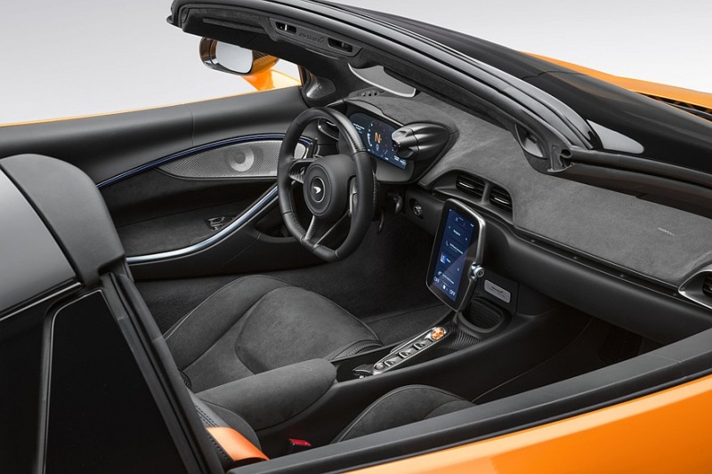 McLaren Altura Spider с гибридной системой мощностью 700 лошадиных сил достигает первых 100 автомобилей за 3 секунды