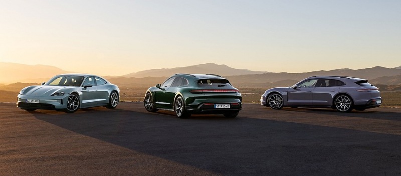Обновленный Porsche Taycan: больше мощности, больший запас хода, более высокая цена