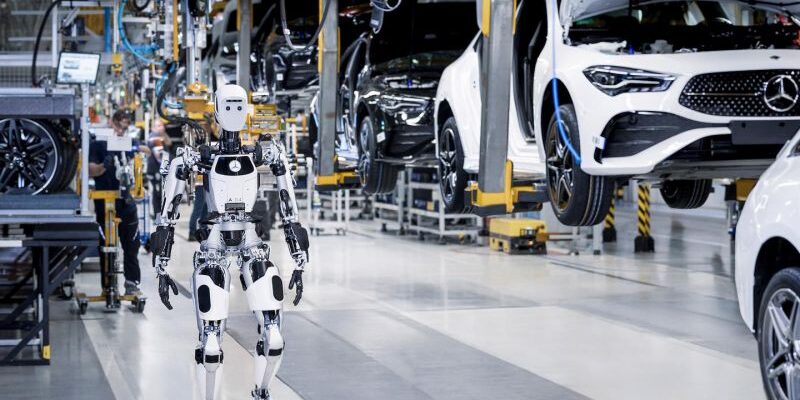 На заводах Mercedes-Benz начнут работать человекоподобные роботы