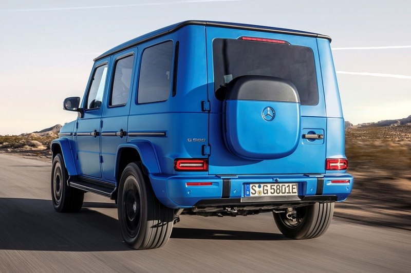 Mercedes-Benz G 580 с технологией EQ: четыре электродвигателя и виртуальный замок