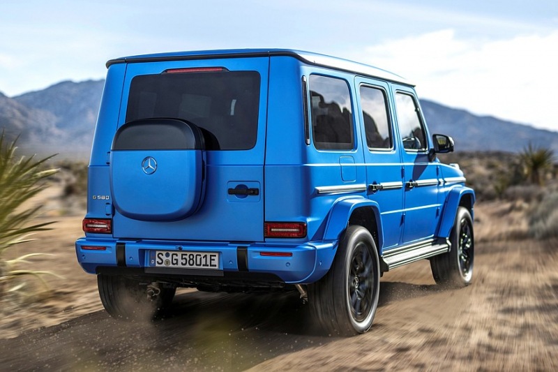 Mercedes-Benz G 580 с технологией EQ: четыре электродвигателя и виртуальный замок