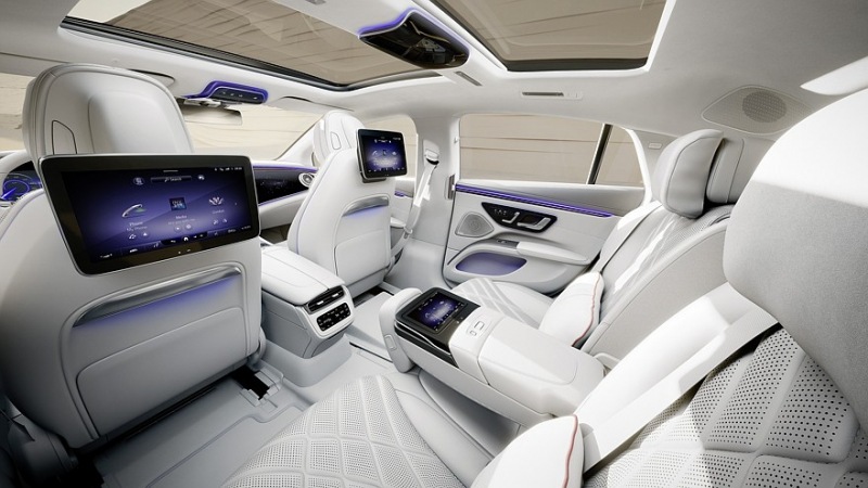 Обновленный Mercedes-Benz EQS: классический передок и увеличенный аккумулятор