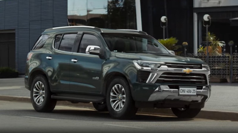 Обновленный внедорожник Chevrolet Trailblazer представлен на видео