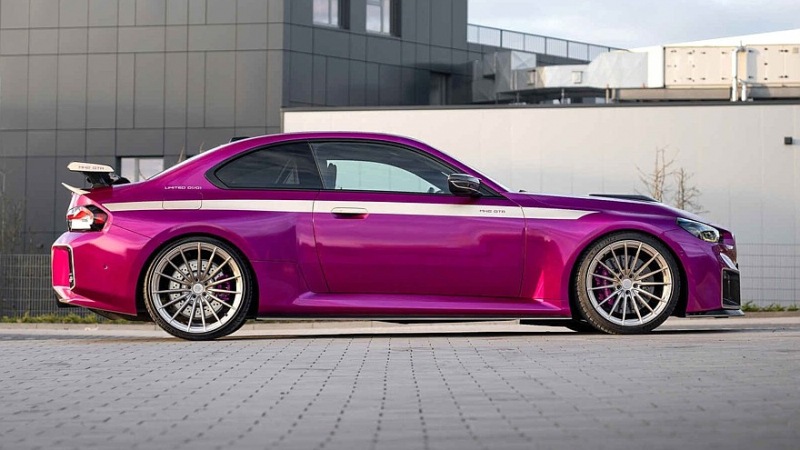 Angry Pink Pony: 715-сильное купе Mannhart MH2 GTR II на базе нынешнего BMW M2