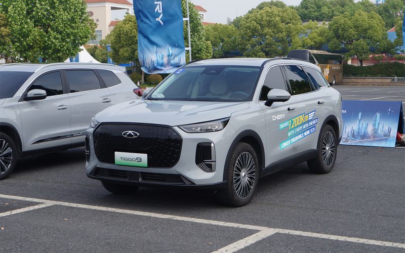 Chery впервые в России тестирует гибрид Tiggo 9, Tiggo 6, Arizzo 8