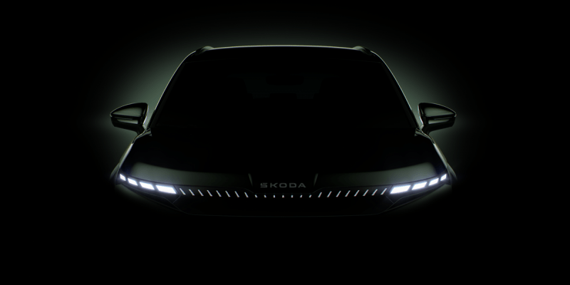 Компактный кроссовер Skoda Elroq показался на первом тизере