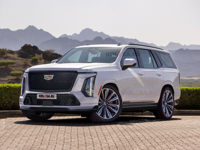 Обновленный Cadillac Escalade: первое изображение