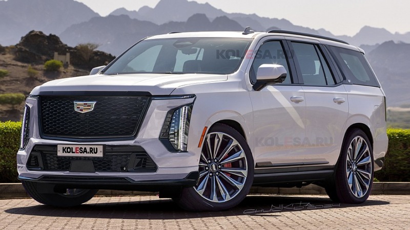 Обновленный Cadillac Escalade: первое изображение