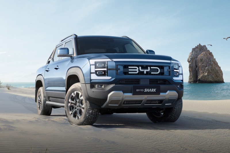 Пикап BYD Shark с дизайном, вдохновленным Ford, собирается покорить мировой рынок