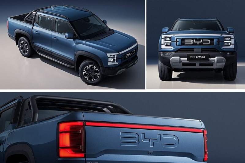 Пикап BYD Shark с дизайном, вдохновленным Ford, собирается покорить мировой рынок