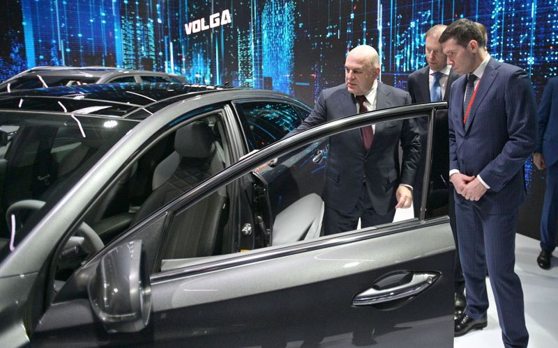 Российский автомобиль «Волга» Changan оказался перекрашенным