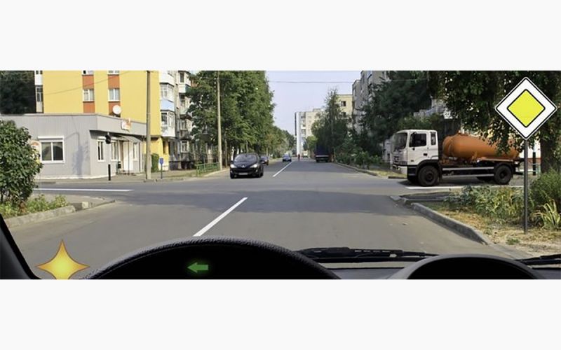 Билет 4, Вопрос 15 Правил дорожного движения. Что делать при развороте