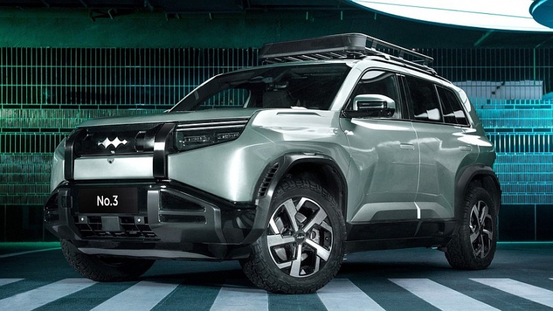 Кроссовер BYD Fangchengbao Leopard 3 представлен в серийном виде: три изображения на выбор