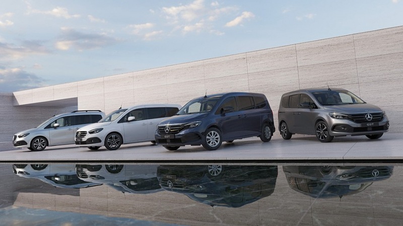 Mercedes-Benz расширяет модельный ряд длиннобазными версиями Citan и EQT