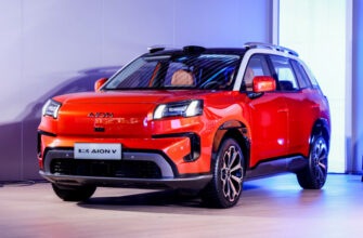 Новый кроссовер GAC Aion V в брутальном имидже: рассекречен салон