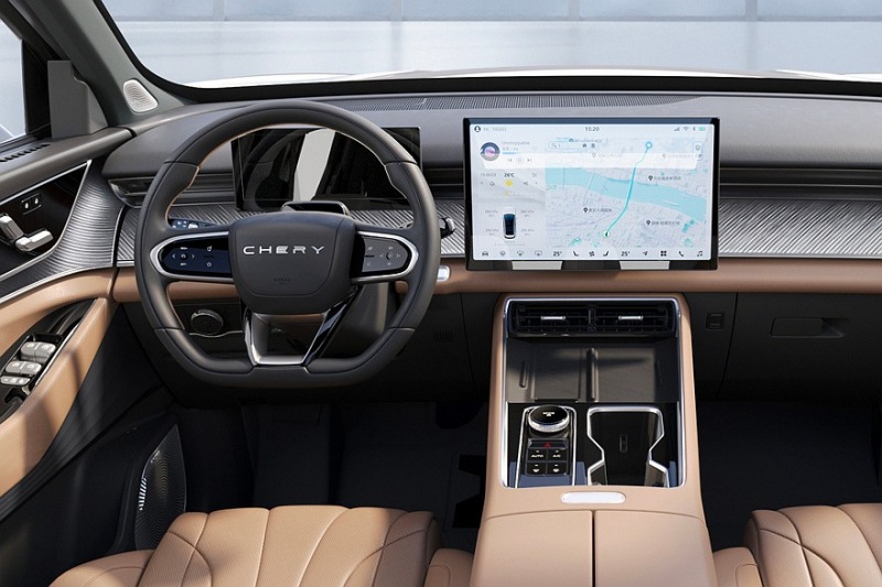 Расшифровка салона кроссовера Chery Tiggo 8L: Бренд постепенно отказывается от единого дисплея