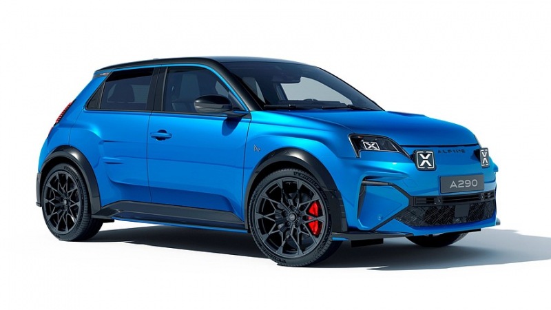 Серийный хот-хэтч Alpine A290: крутой дизайн, скромный аккумулятор и мощность до 220 лошадиных сил.