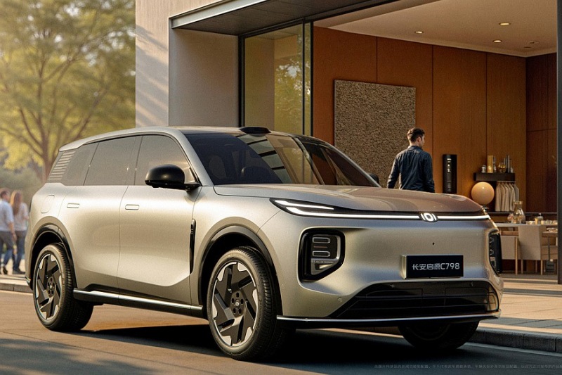 Новый кроссовер Changan Qiyuan C798: расшифровка салона