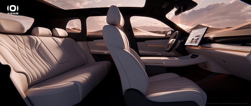 Новый кроссовер Changan Qiyuan C798: расшифровка салона