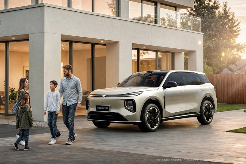 Новый кроссовер Changan Qiyuan C798: расшифровка салона
