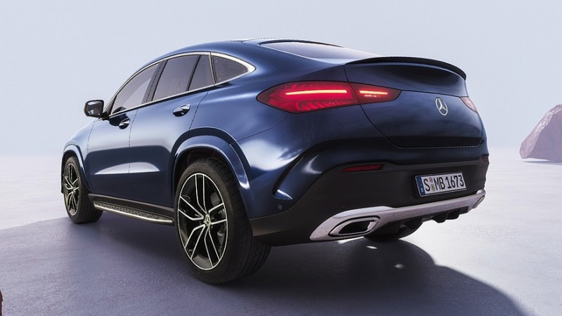 Второй редизайн Mercedes-Benz GLE Coupe: первые изображения