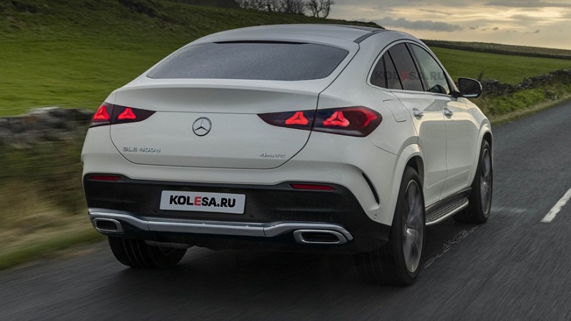 Второй редизайн Mercedes-Benz GLE Coupe: первые изображения