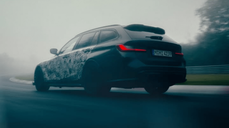 BMW готовит «заряженный» M3 CS Touring: первые официальные фото