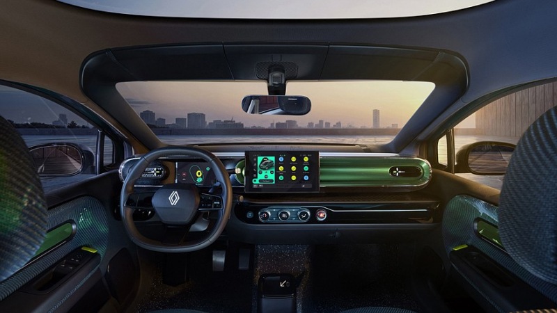 Хэтчбек Renault Twingo четвертого поколения предстал на новых фотографиях, салон расшифрован