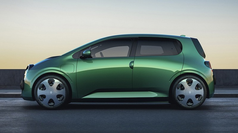 Хэтчбек Renault Twingo четвертого поколения предстал на новых фотографиях, салон расшифрован