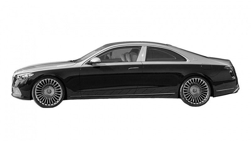 Новое купе Mercedes S-Class появилось на патентных изображениях
