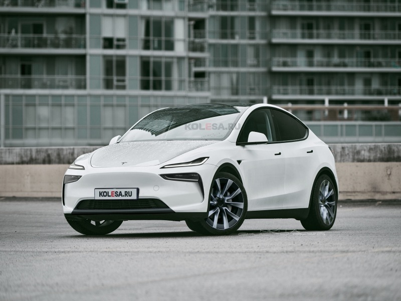 Обновленный кроссовер Tesla Model Y: первые изображения