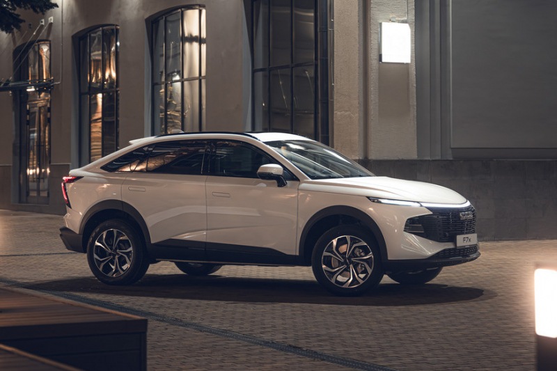 Новый купе-кроссовер Haval F7x, пока не представленный в Китае: цены в России