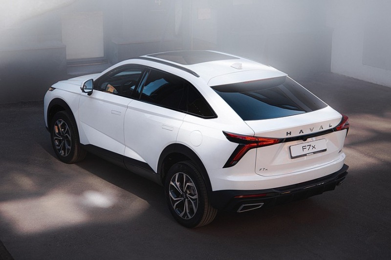 Новый купе-кроссовер Haval F7x, пока не представленный в Китае: цены в России