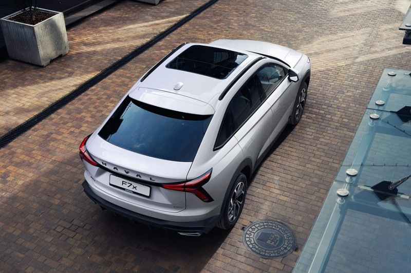 Новый купе-кроссовер Haval F7x, пока не представленный в Китае: цены в России