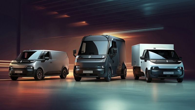Renault выпускает новые фургоны Goelette, Estafette и Trafic с маневренностью Clio