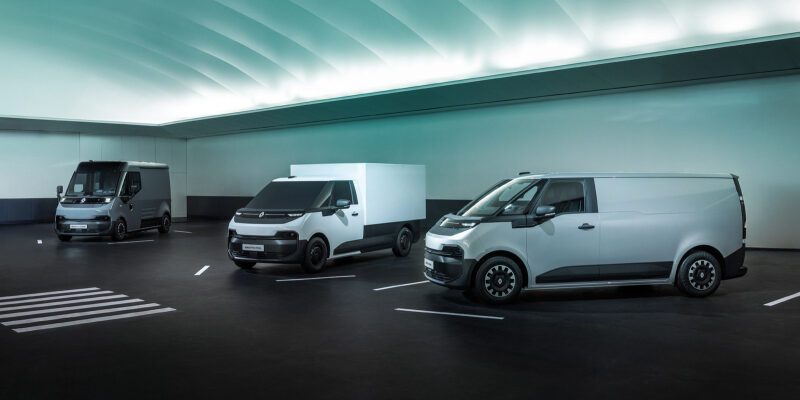 Renault рассекретила новые фургоны Goelette, Estafette и Trafic с маневренностью как у Clio