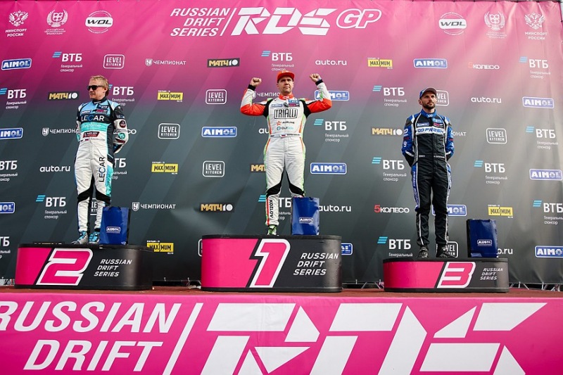 Антон Козлов одерживает вторую победу в карьере на гонке RDS GP на бульваре Игора