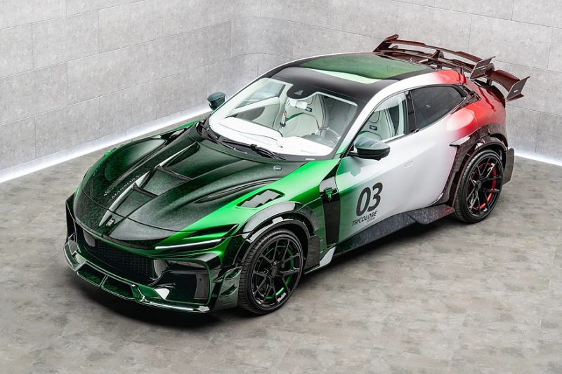 Mansory Pugnator Tricolore: наиболее агрессивно модифицированная версия Ferrari Purosangue
