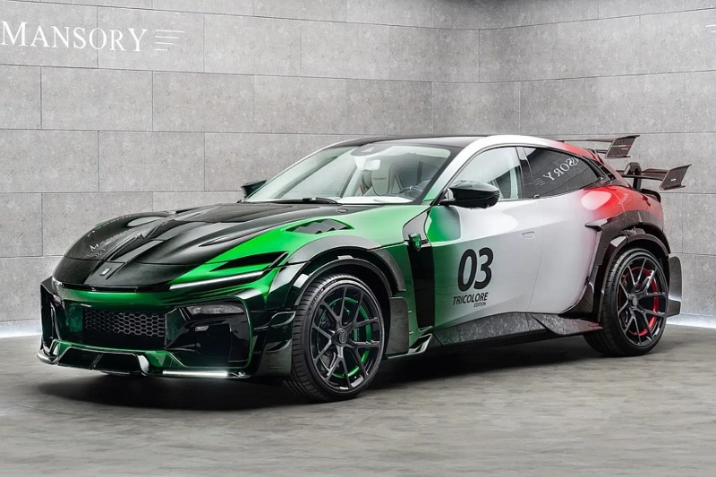 Mansory Pugnator Tricolore: наиболее агрессивно модифицированная версия Ferrari Purosangue