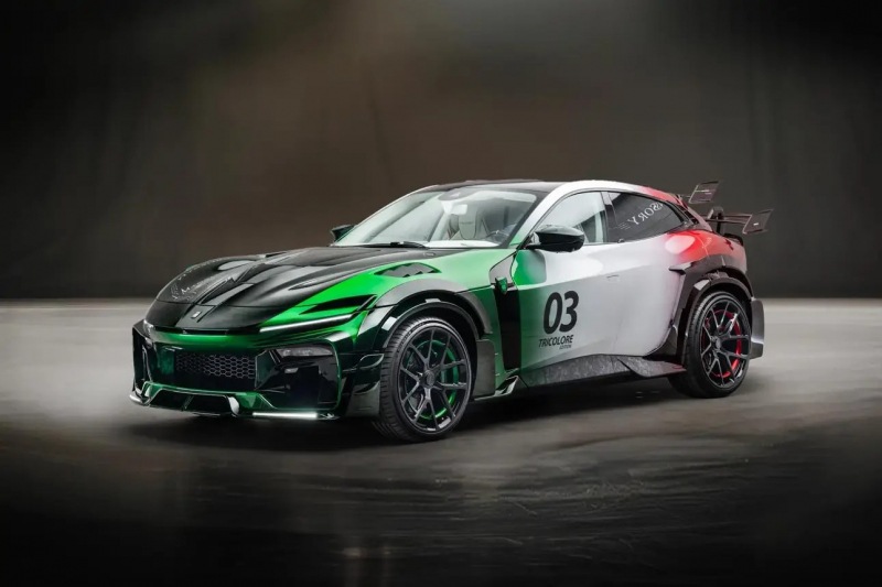 Mansory Pugnator Tricolore: наиболее агрессивно модифицированная версия Ferrari Purosangue