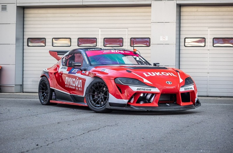 Много углеродного волокна, облегчение и рулевая рейка BMW: Toyota Supra A90, настроенная для RDS GP