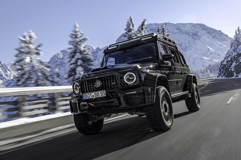 Новый Brabus XLP 800 Adventure: мощный пикап с портальным мостом снова в продаже